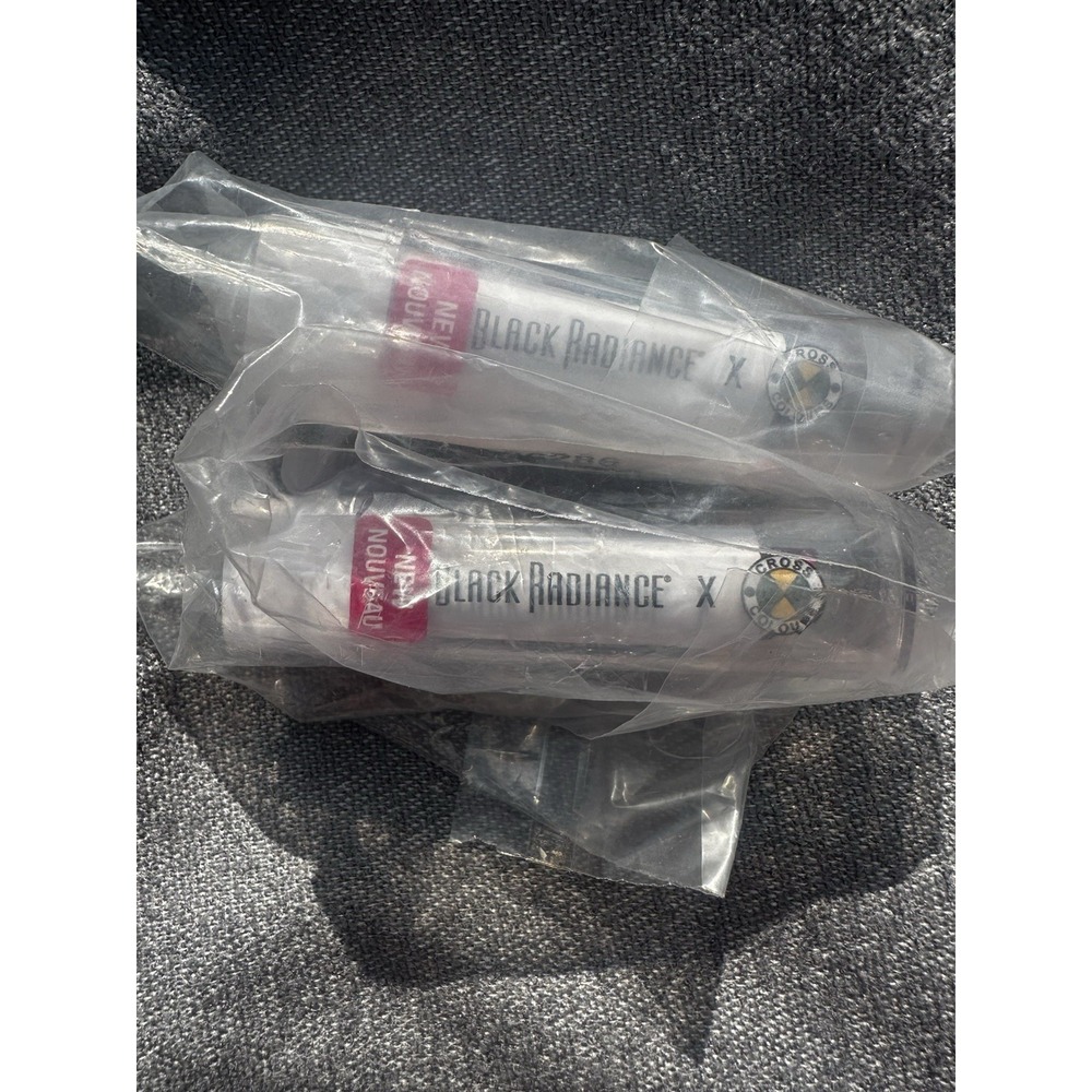 Lot Of 2 Cross Colours Lipstick Remix - 3 Divas 3 In 1 Pigmented Black Radiance - Picture 6 of 7